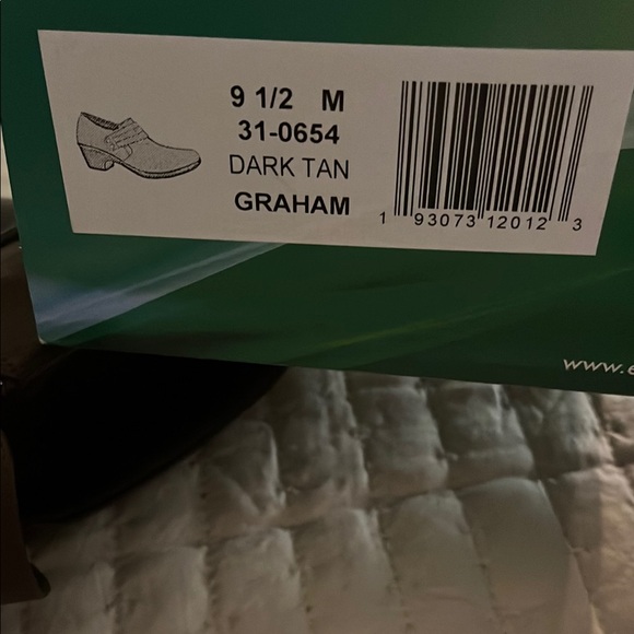 Easy Street Brown Ankle Boots with Elastic Panels - Picture 6 of 6